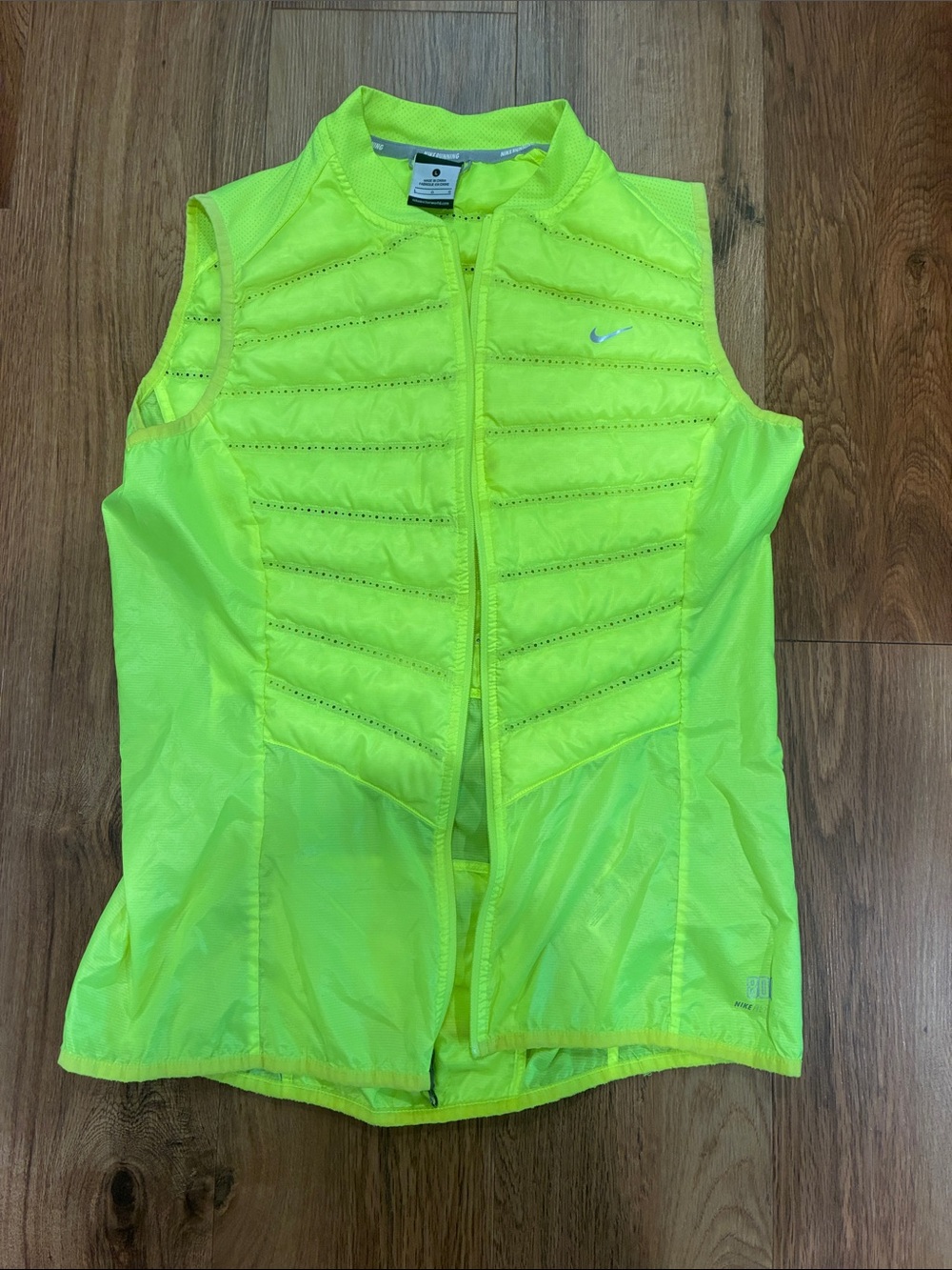 Nike Women’s Neon Zip Front Running Vest